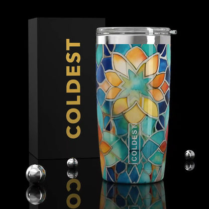 Coldest 20 oz Tumbler v2 in The Morrocan Ultra, main product view