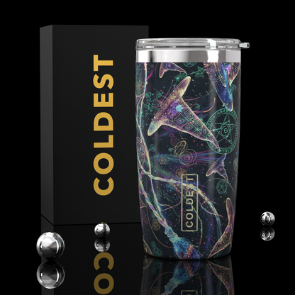 Coldest 20 oz Tumbler v2 in Wizarding Skies Ultra, main product view
