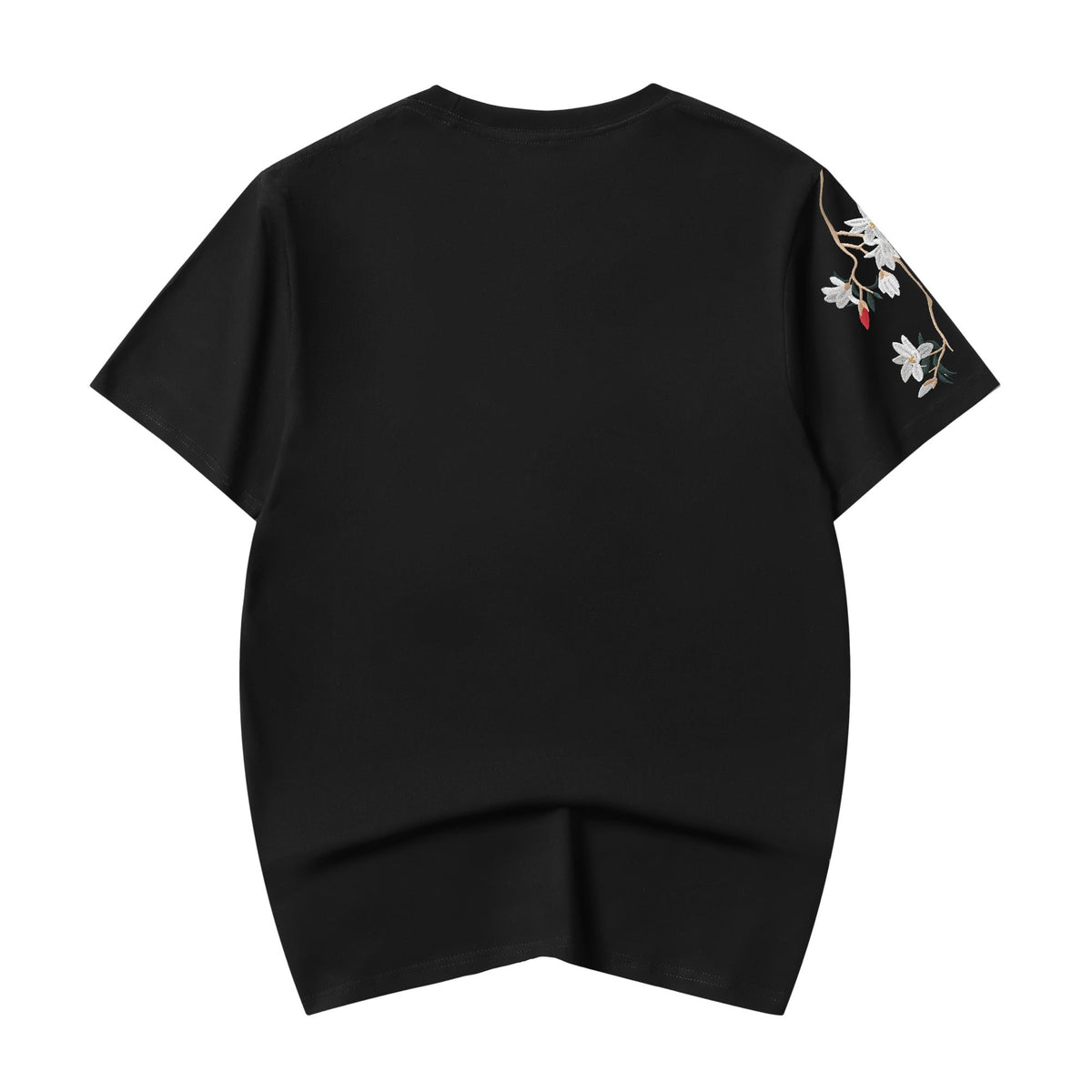 Flower and Birds Embroidered Tee, alternate view