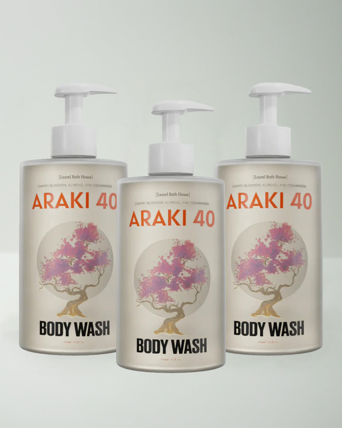 Laurel Bath House 3-Pack Araki 40 body wash, product photo