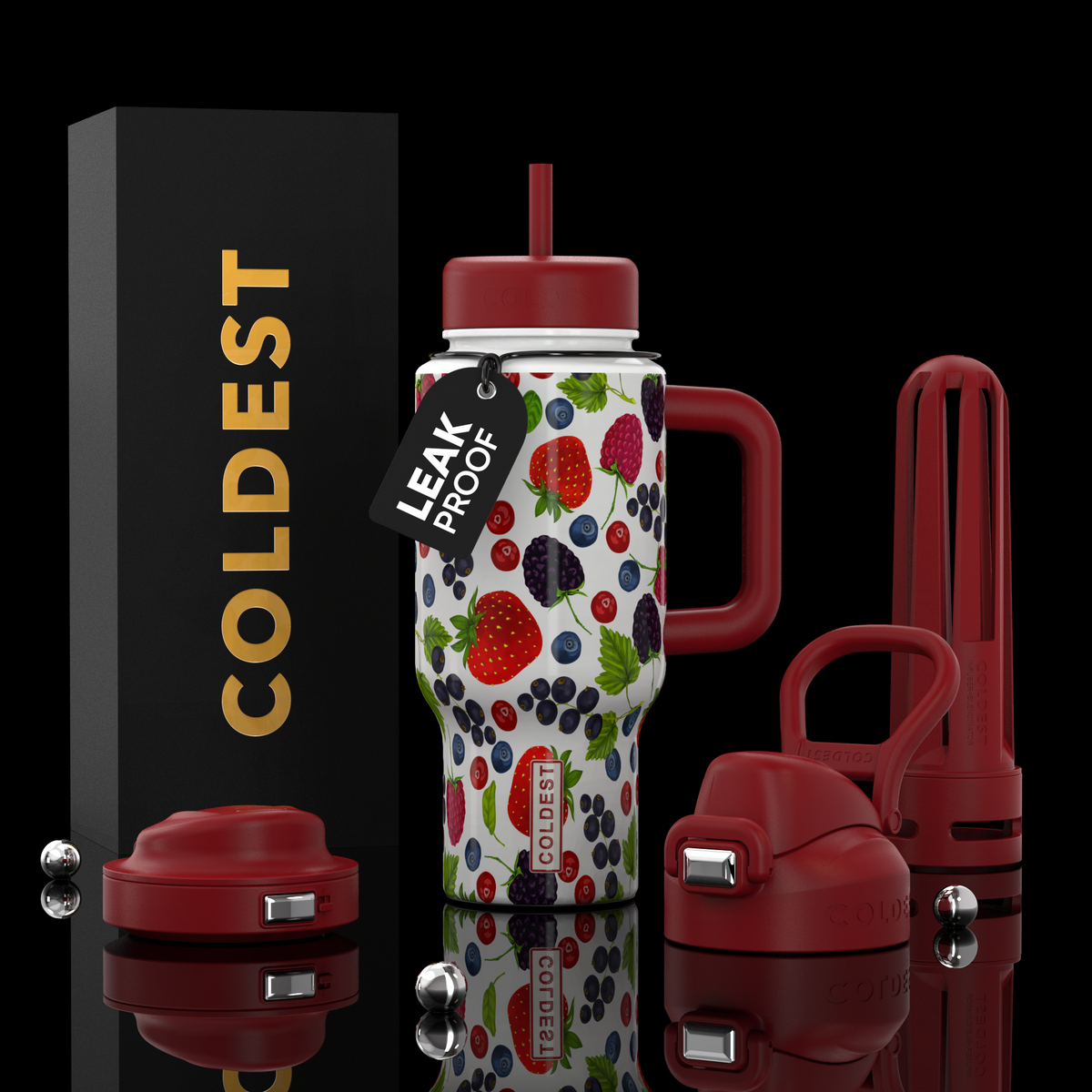 COLDEST 24oz Limitless Ultra v8 in Berry Bae, main product photo