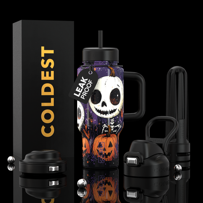 COLDEST 24oz Limitless Ultra v8 in Deadly Pumpkin Heads, main product photo