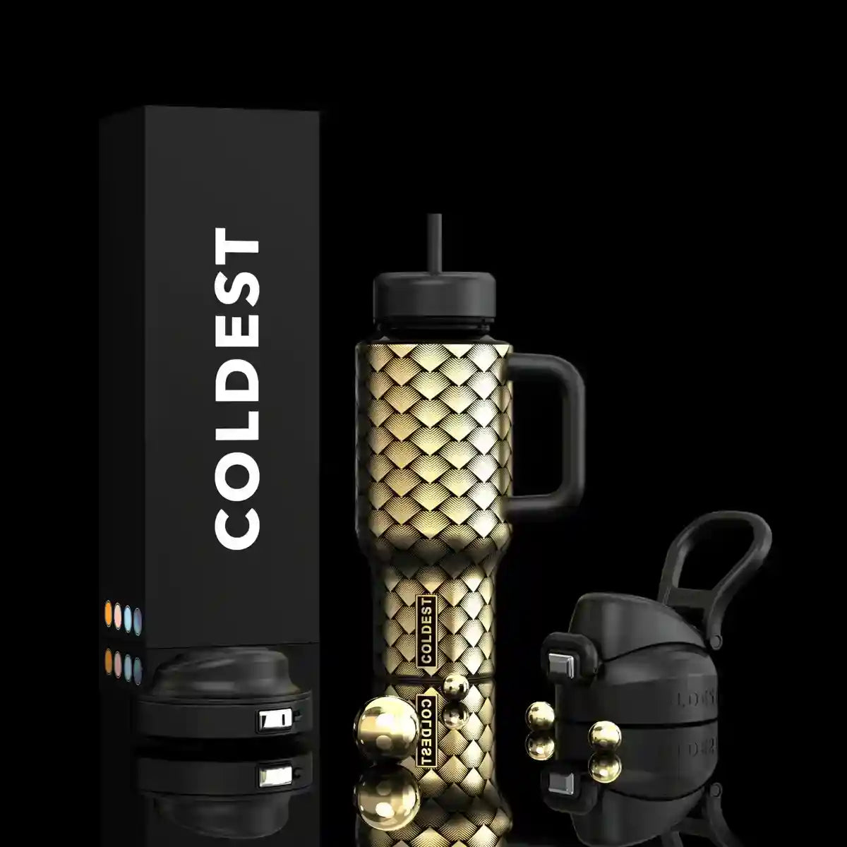 COLDEST 24oz Limitless Ultra v8 in Gold Dragon