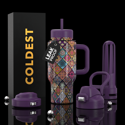 COLDEST 24oz Limitless Ultra v8 in Mosaic Bloom, main product photo