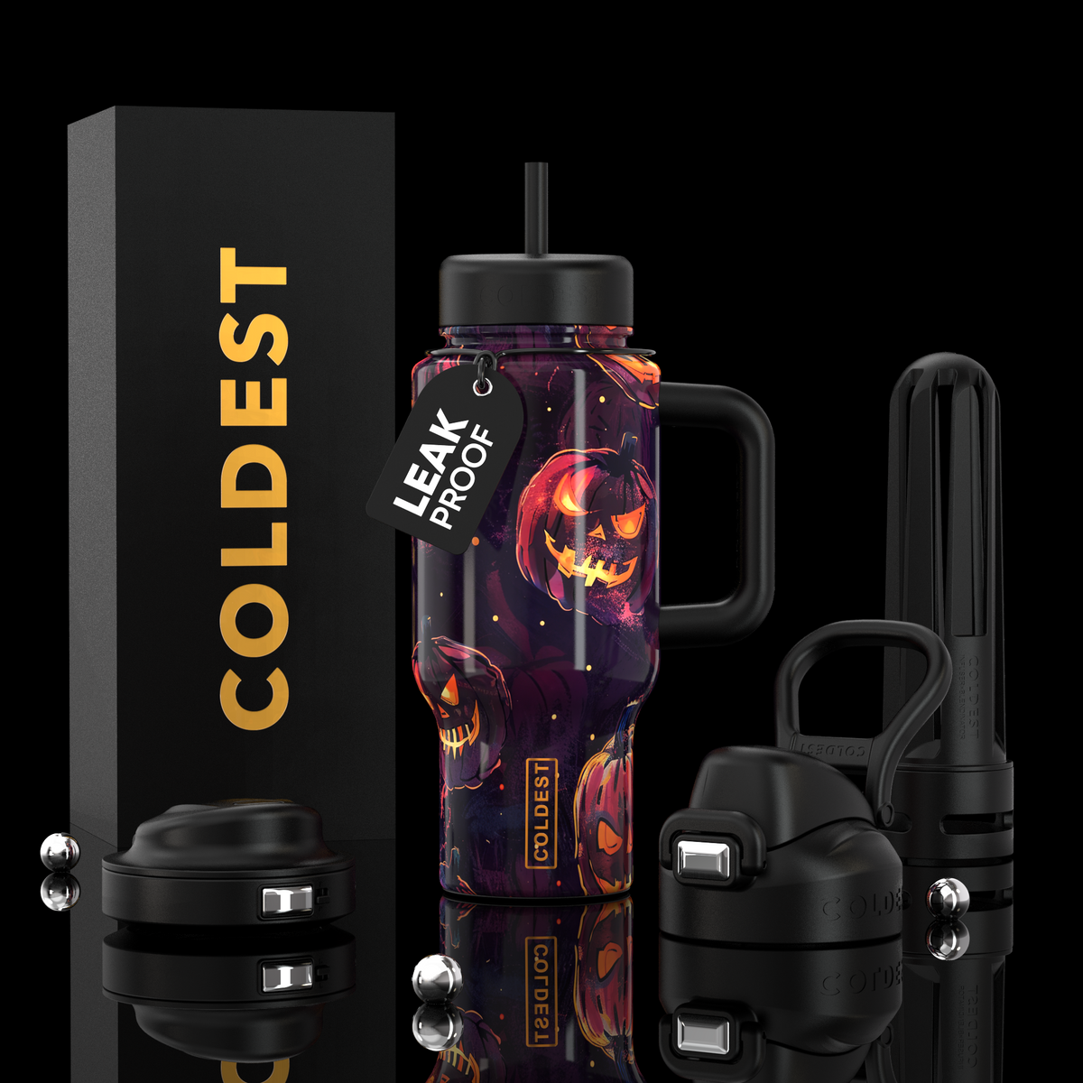 COLDEST 24oz Limitless Ultra v8 in Pumpkin Patch, main product photo