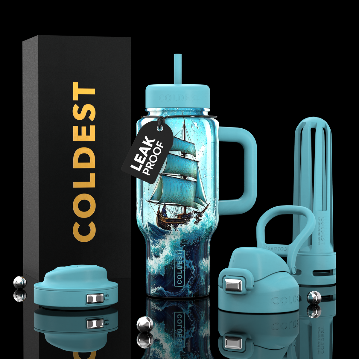 COLDEST 24oz Limitless Ultra v8 in Ship in a Bottle, main product photo