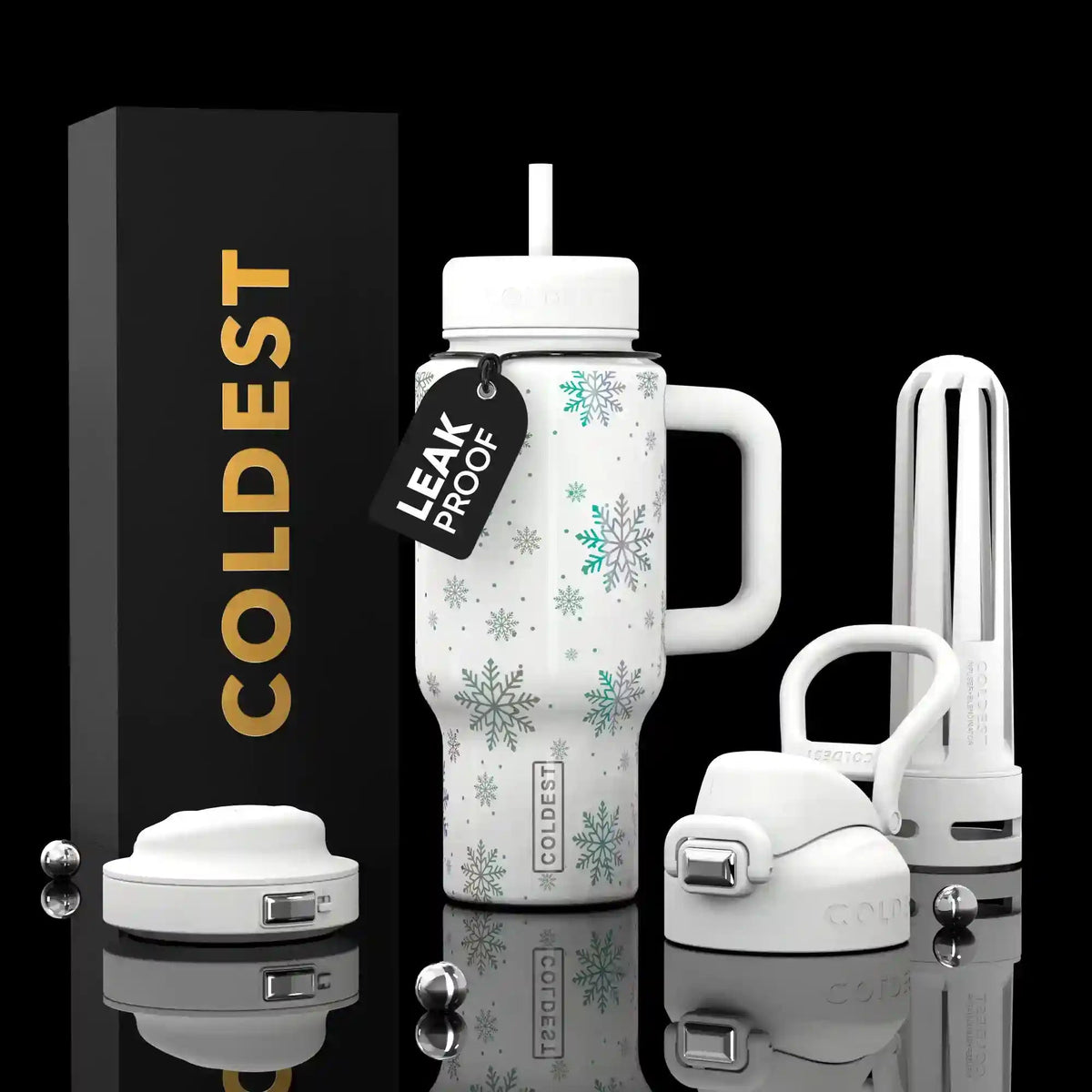 COLDEST 24oz Limitless Ultra v8 in It's a Snowday, main product photo