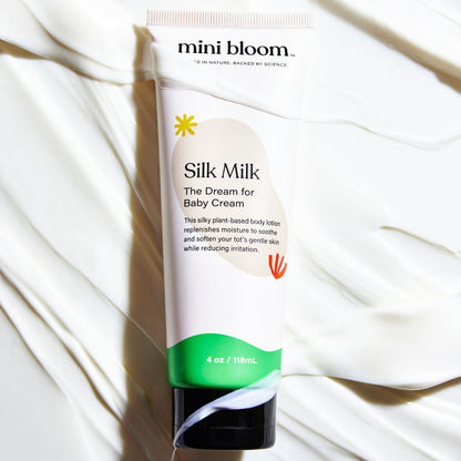 mini bloom Silk Milk kids body lotion, alternate view