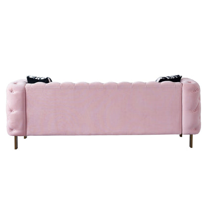 Chesterfield Modern Tufted Sofa, alternate view (4)