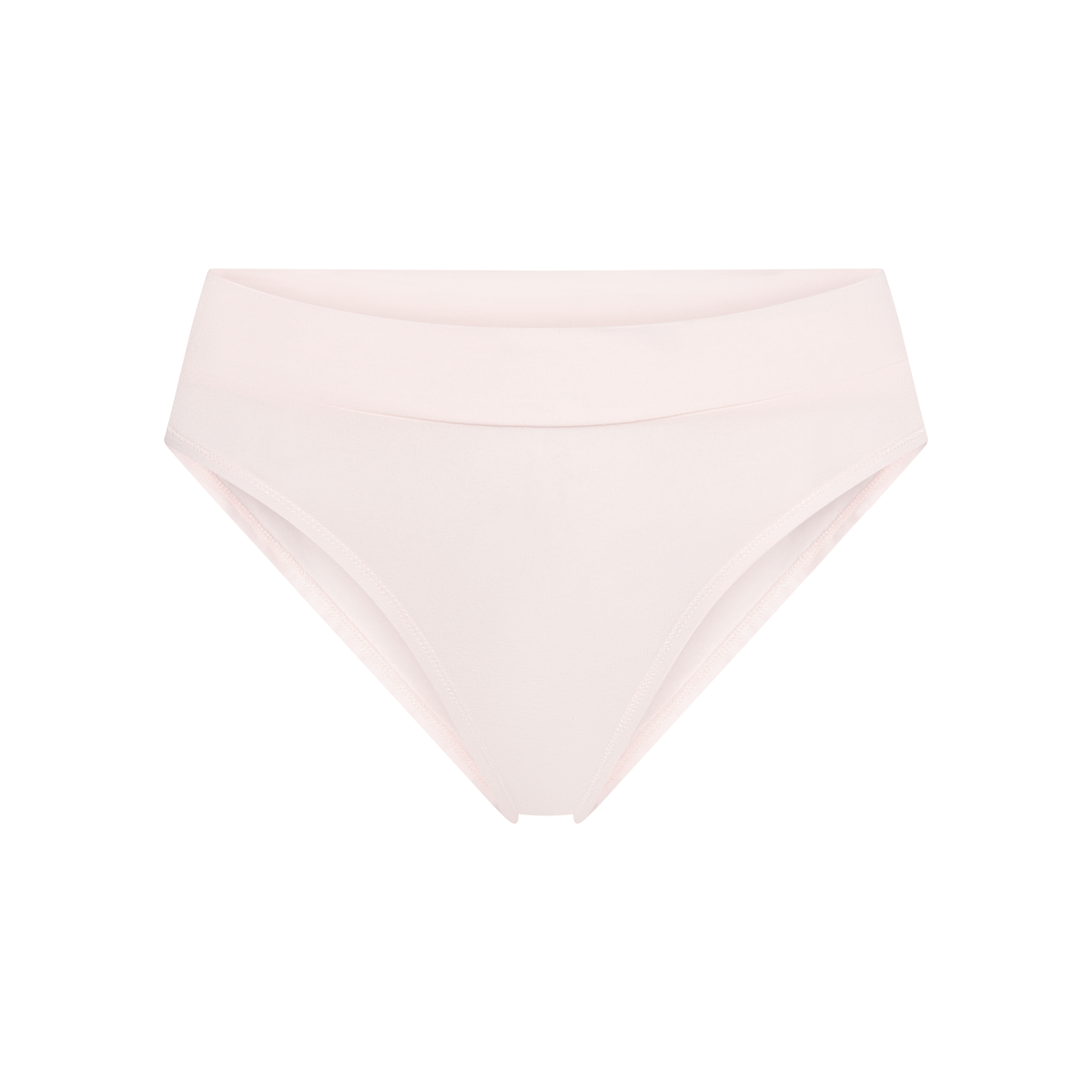 Organic Cotton Cheeky Tanga in Pink, front view