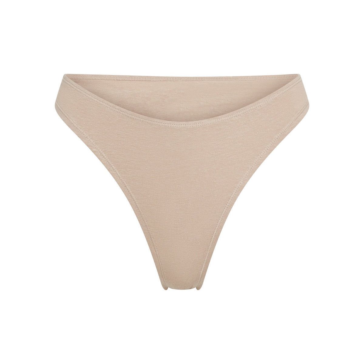 Organic Cotton & Hemp Thong 7-Pack in Mocha, styled photo