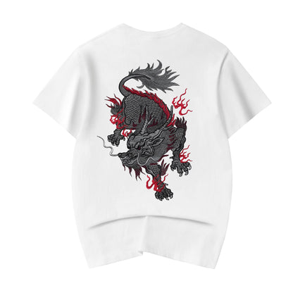 Kirin Embroidered Tee, product photo