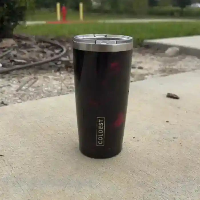 Coldest 20 oz Tumbler v2, styled photo, second photo
