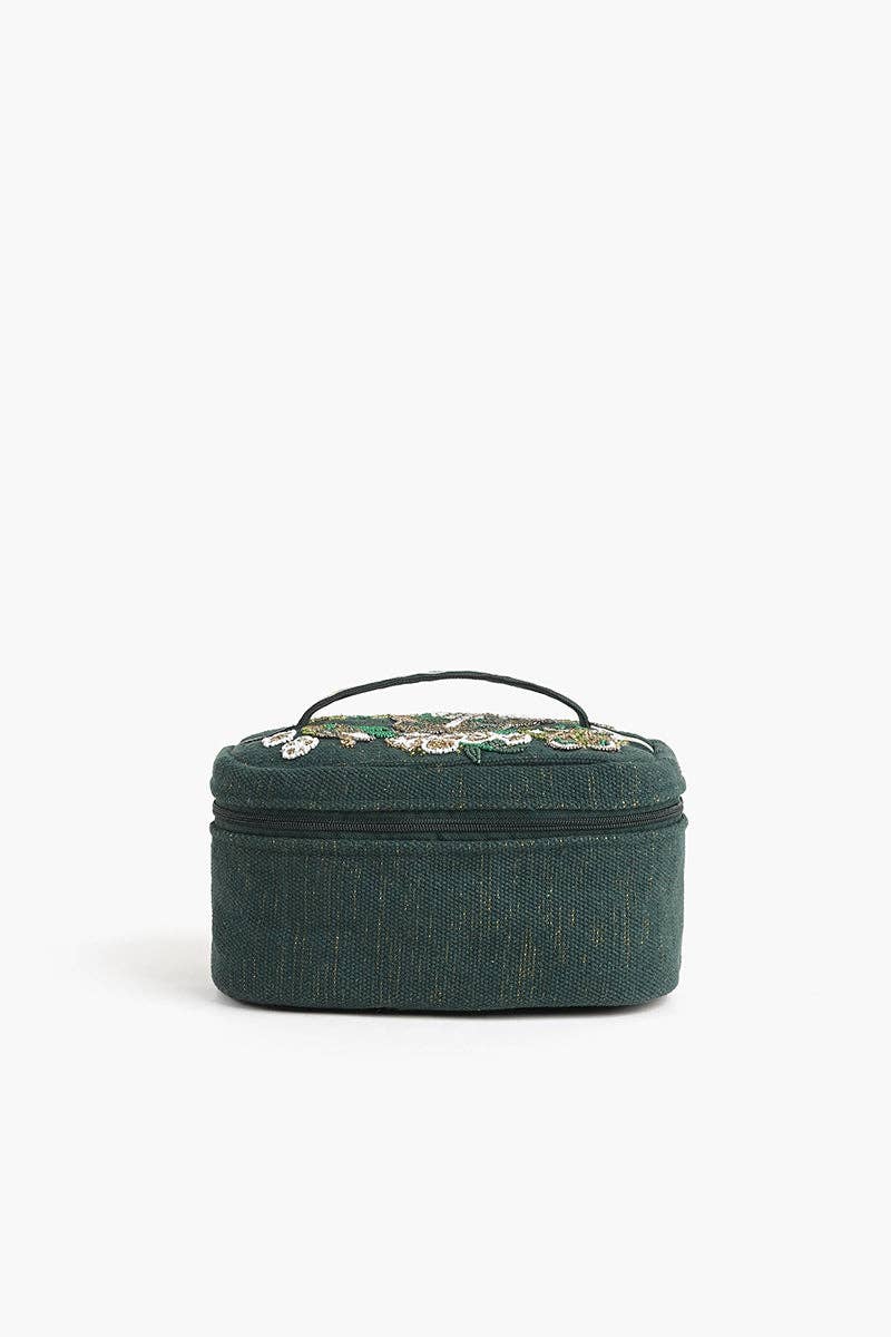 Fly Free Radiance Makeup Bag, styled photo