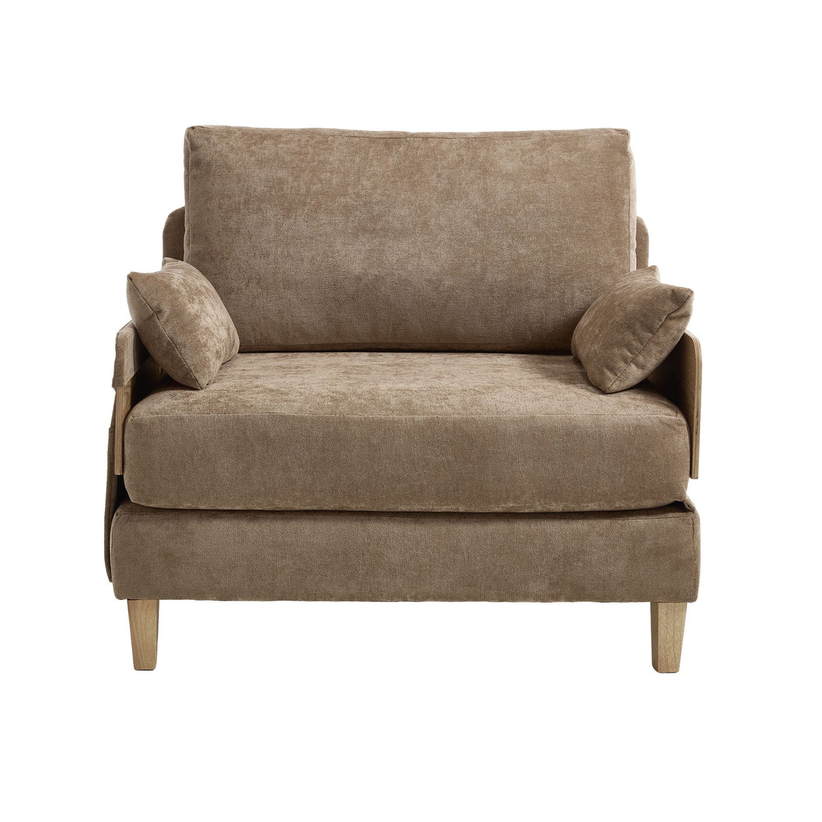 Convertible sofa bed with removable Velcro side pocket (view 28)