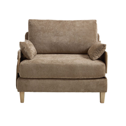 Convertible sofa bed with removable Velcro side pocket (view 28)