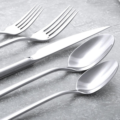 Italic Emilia Mirror-Finish 20-Piece Flatware Set