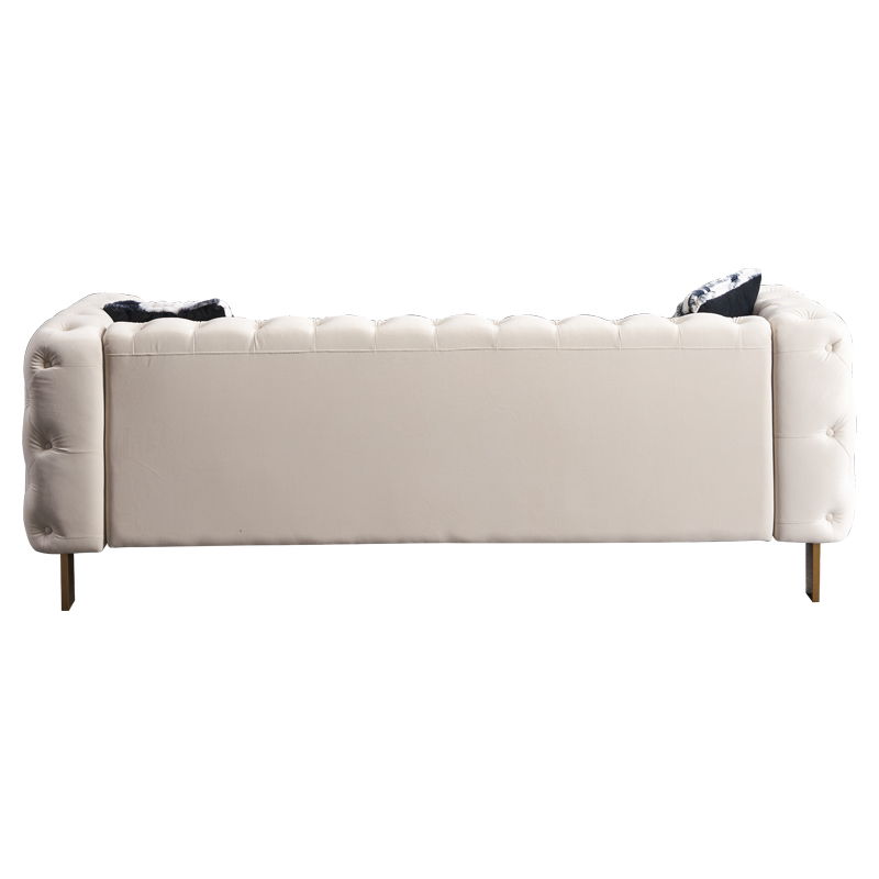 Chesterfield Modern Tufted Sofa, styled photo (4)