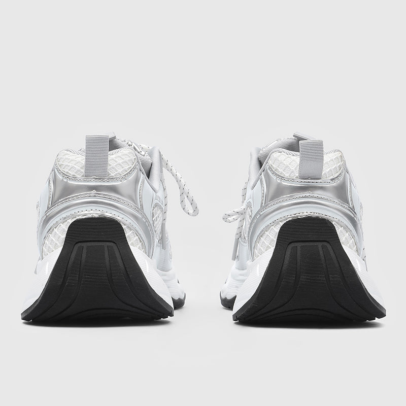 Silver Low-Top Sneakers, additional detail (2)