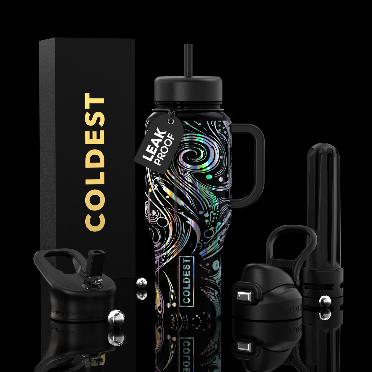 COLDEST 36oz Limitless Ultra v8 in Moonlight Space Exploration, main product photo