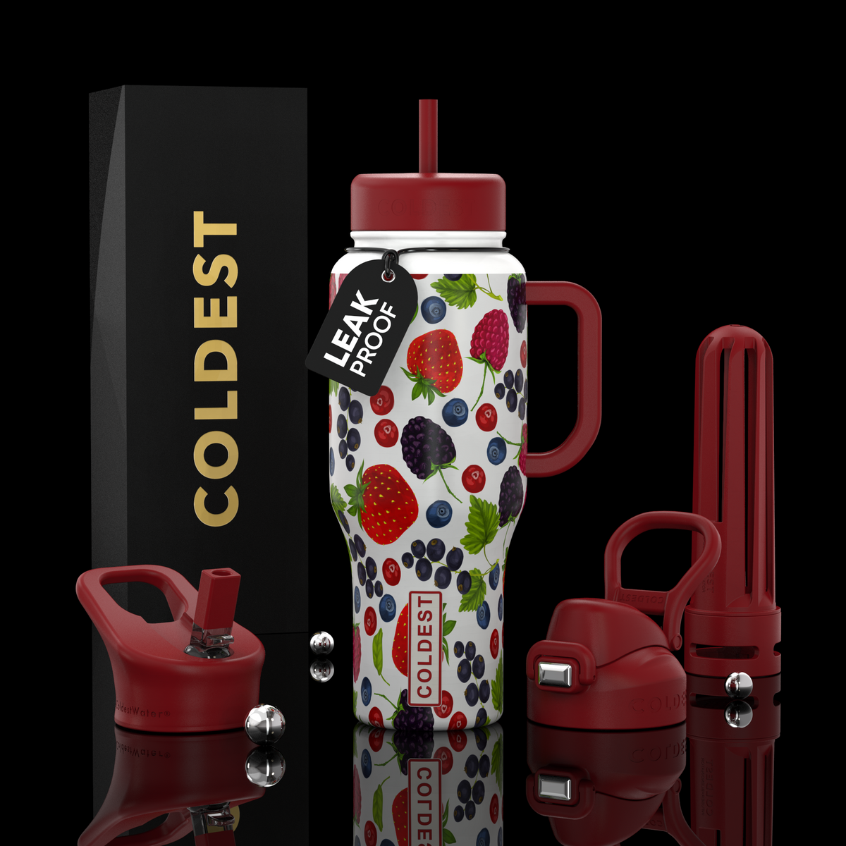 COLDEST 36oz Limitless Ultra v8 in Berry Bae, main product photo
