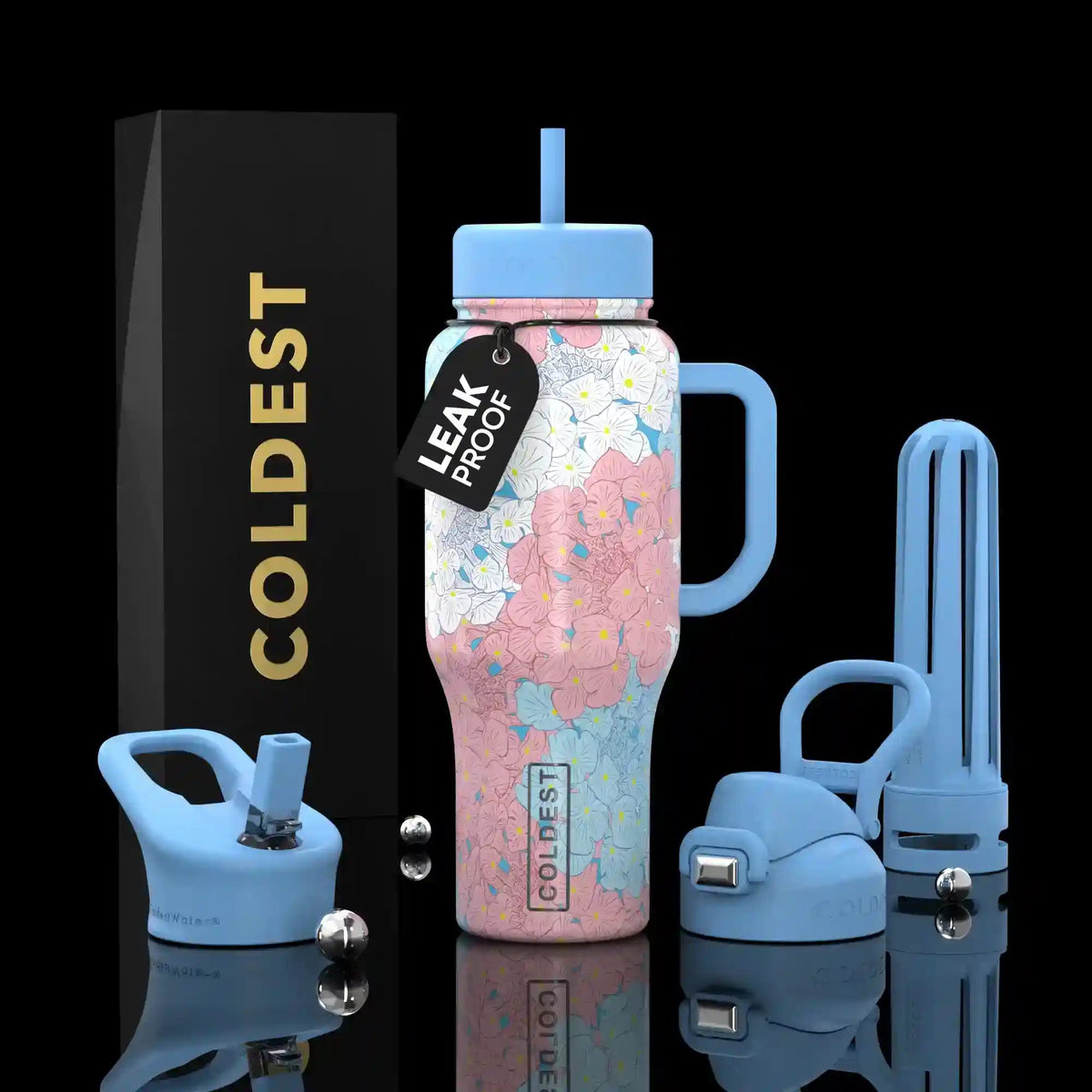 COLDEST 36oz Limitless Ultra v8 in Magnolia Bloom, main product photo