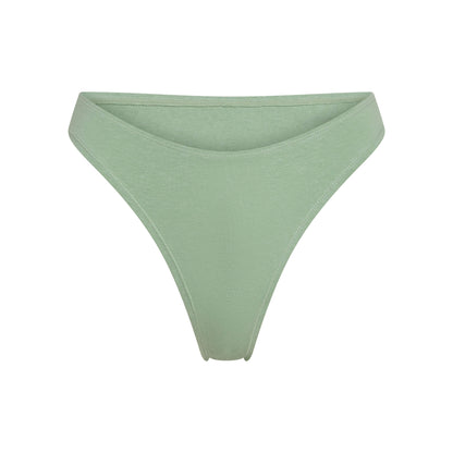 Organic Cotton & Hemp Thong in Matcha, product photo