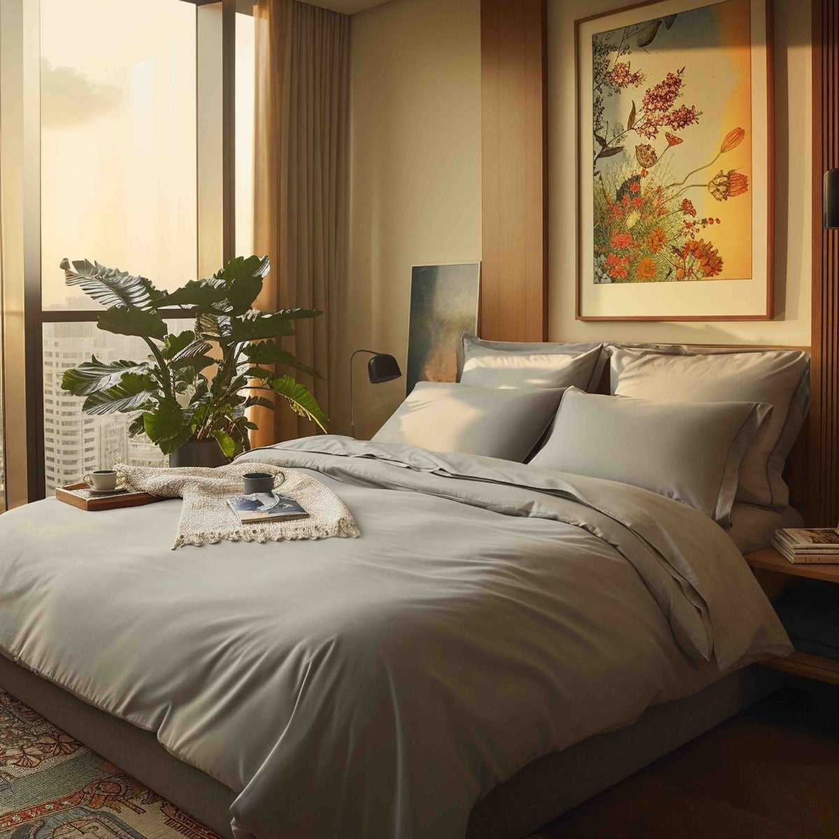 Italic Luxe Australian Sateen Duvet Cover