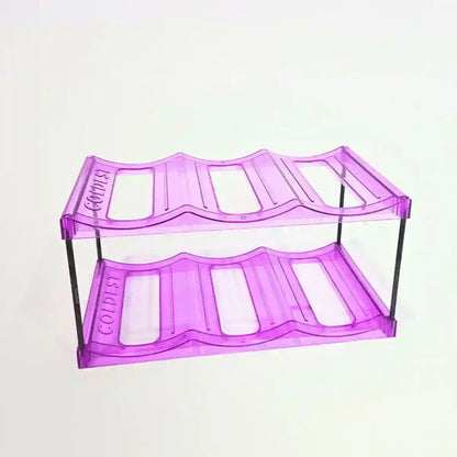 Purple plastic shelf with 'Coltis' branding on a white background