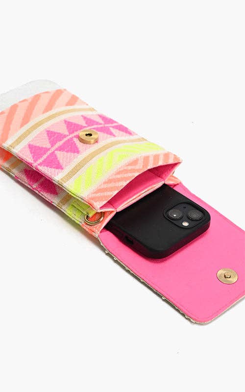 Fluttering Charm Butterfly Kaleidoscope Phone Bag, another angle
