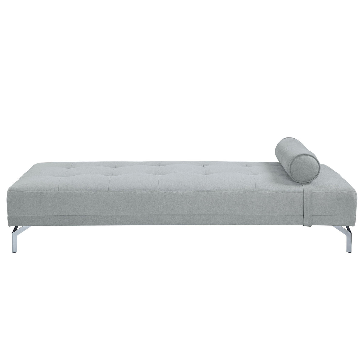 Quenti Velvet Sofa Bed in Gray, alternate view