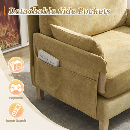 Foldable sofa bed measuring 29.13 inches deep (view 36)