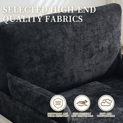 Foldable sofa bed measuring 27.95 inches high (view 37)