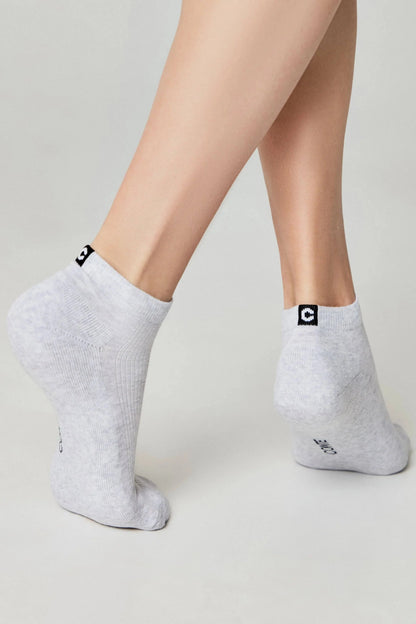 Conte Active 571 cotton ankle socks with terry sole, alternate view