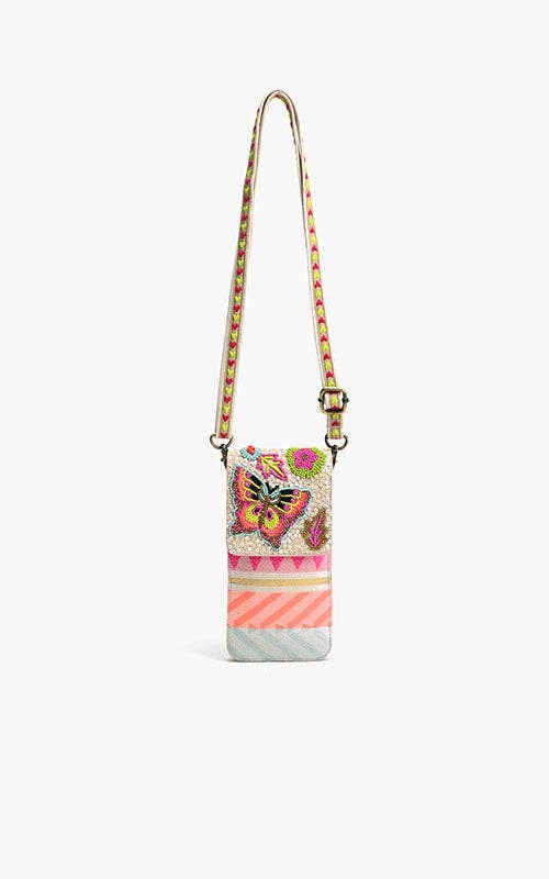 Fluttering Charm Butterfly Kaleidoscope Phone Bag, product photo