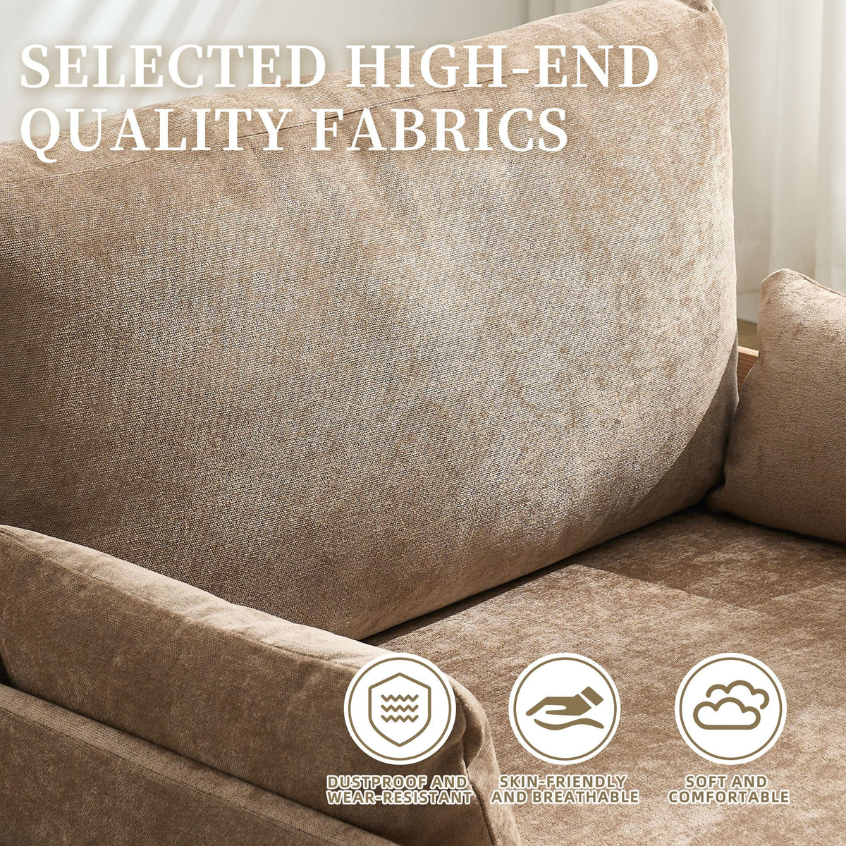 Mid century modern 3-in-1 sofa bed, one of five colorways (view 42)