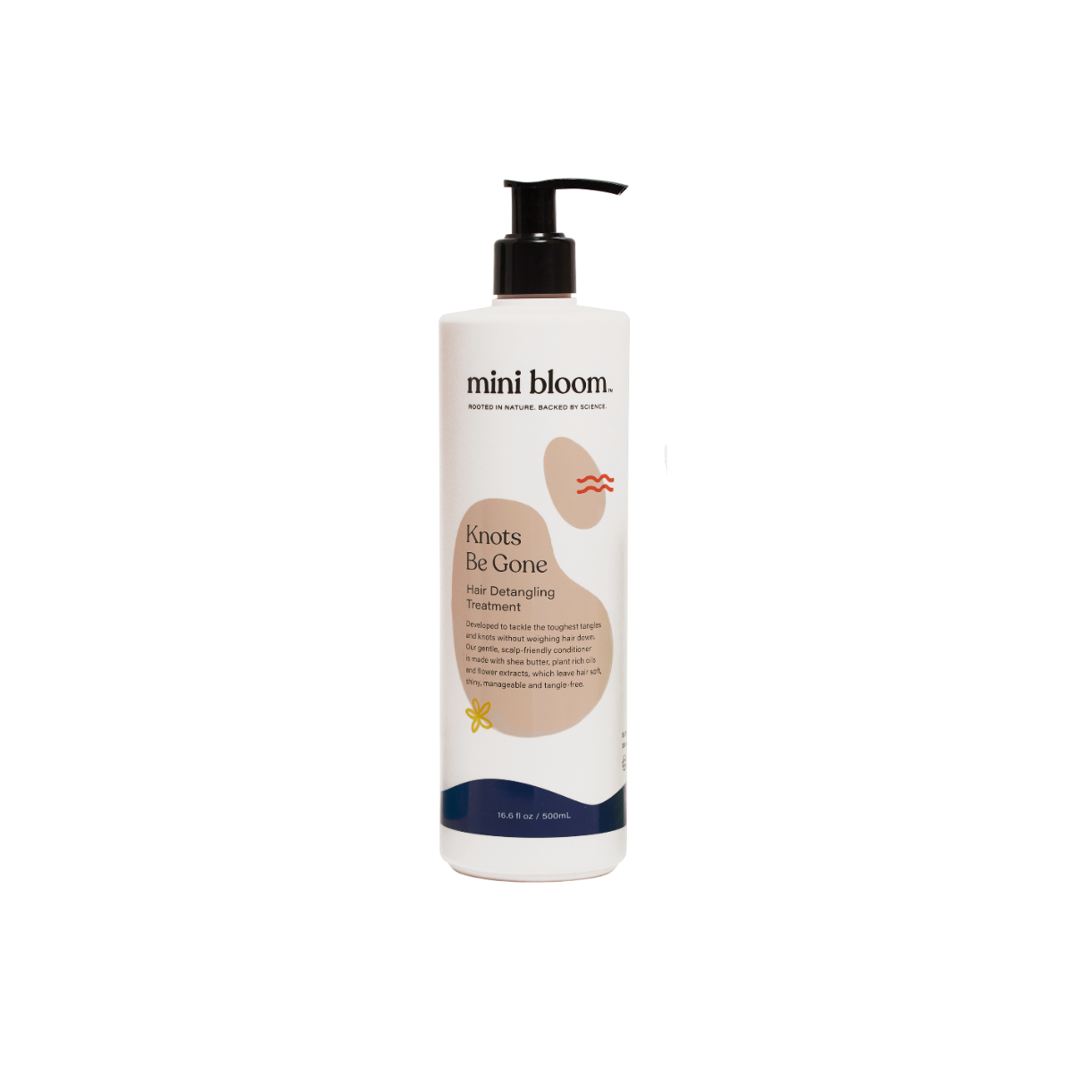 mini bloom Knots Be Gone kids hair detangling conditioner, product photo