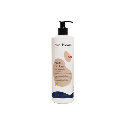 mini bloom Knots Be Gone kids hair detangling conditioner, product photo