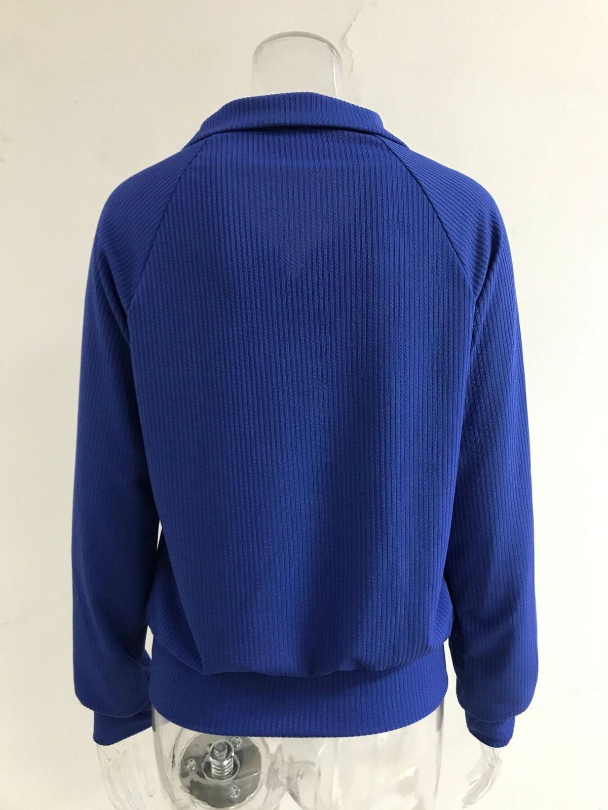 Ribbed Knit Zip-Up Outerwear, styled photo (2)