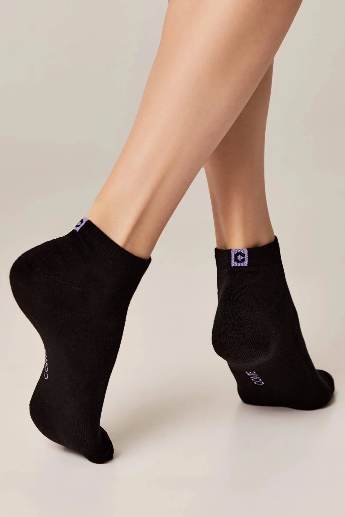 Conte Active 571 cotton ankle socks with terry sole, alternate view (3)