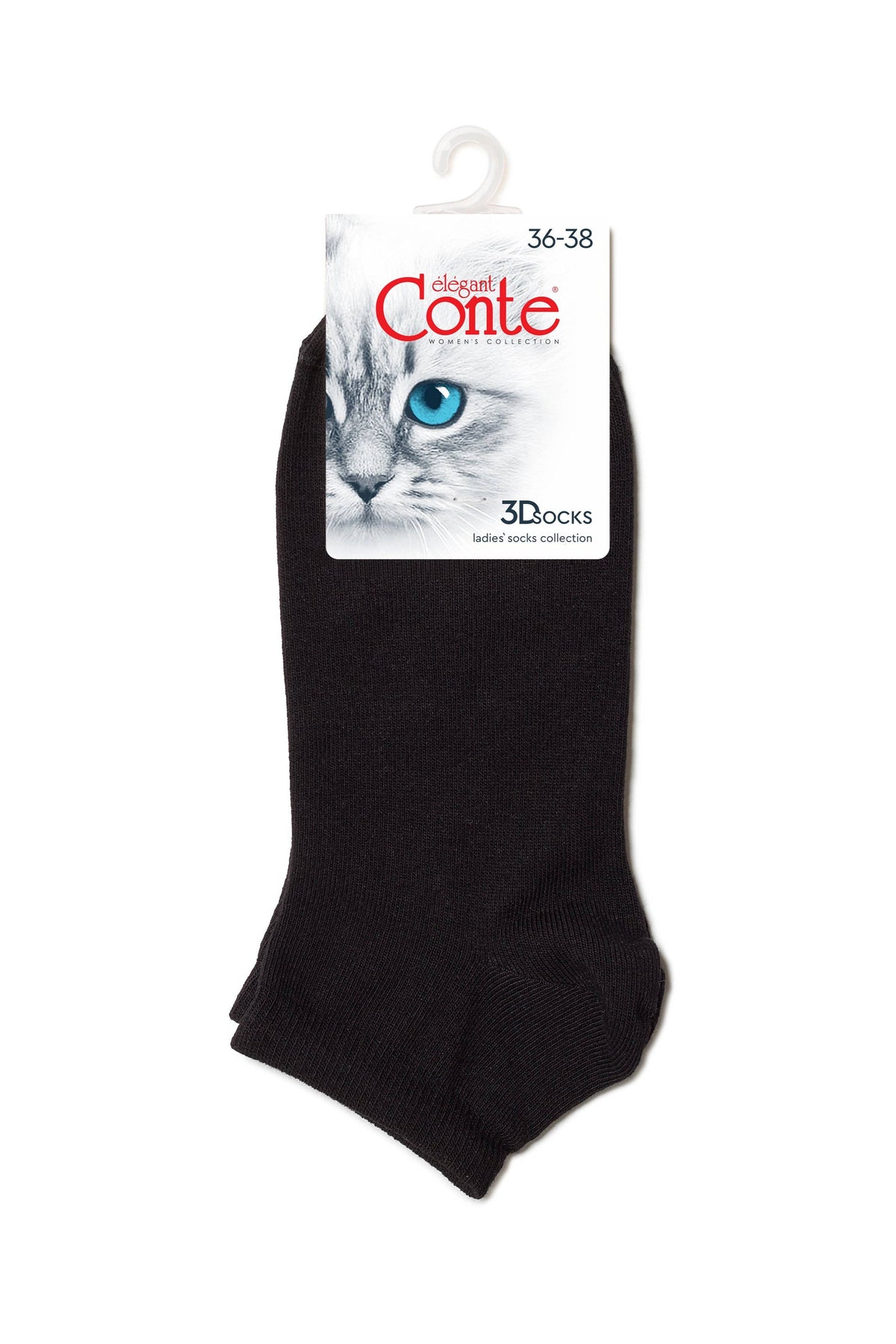 Conte cotton women's ankle 3D Socks, alternate view (10)