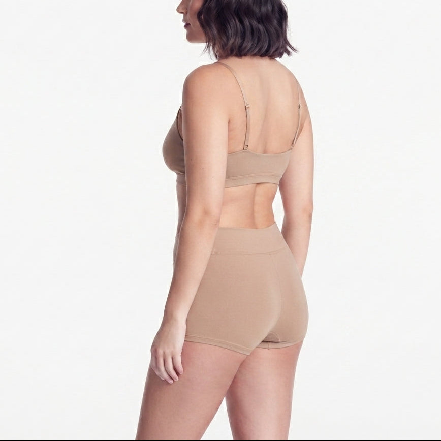 Net Positive organic cotton Boyshorts, close view