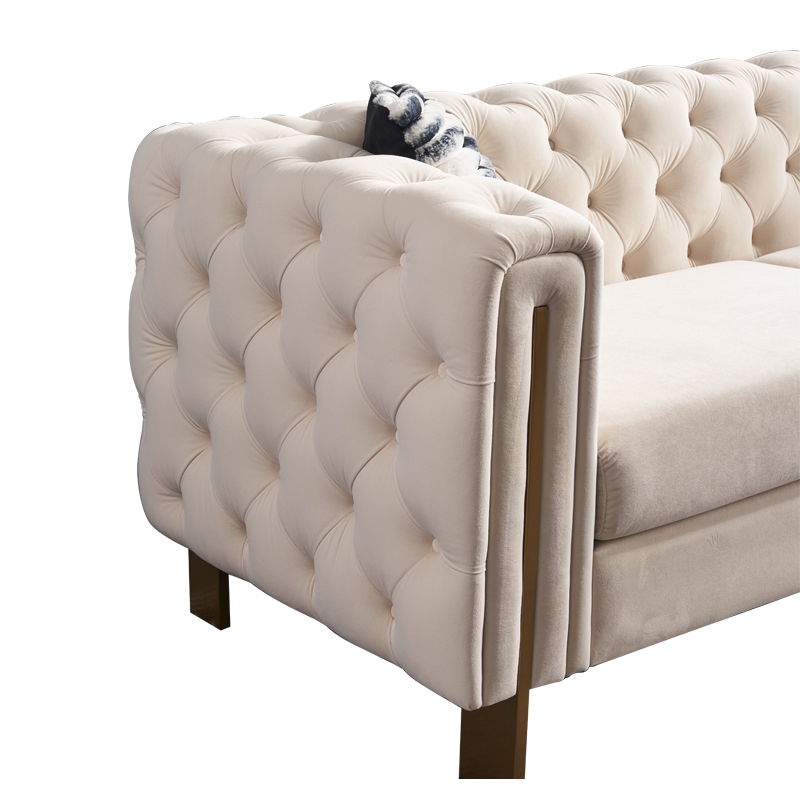 Chesterfield Modern Tufted Sofa, styled photo (5)