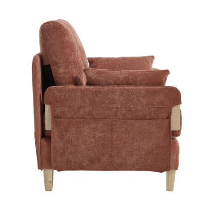 Mid century modern foldable sofa bed, rear view (view 54)