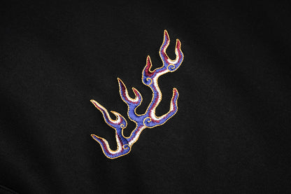 Blue Lightning Embroidered Hoodie, additional detail
