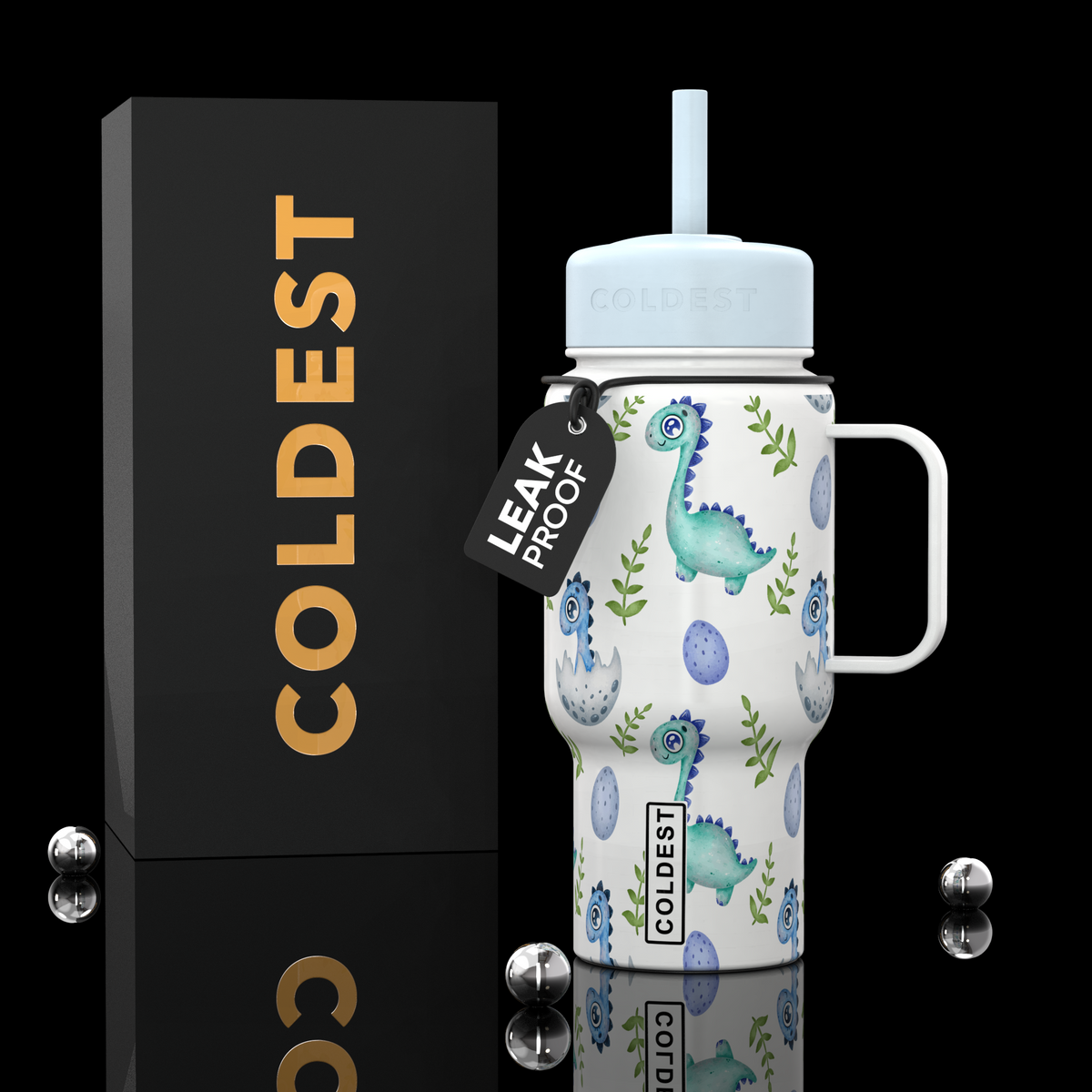 COLDEST 6.7oz Bottle in Baby Dinosaur Ultra, main product photo