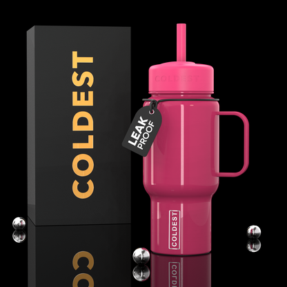 COLDEST 6.7oz Bottle in Glossy Pink Ultra, main product photo