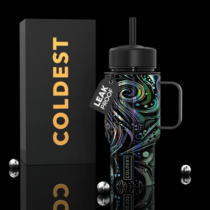 COLDEST 6.7oz Bottle in Moonlight Space Exploration, main product photo