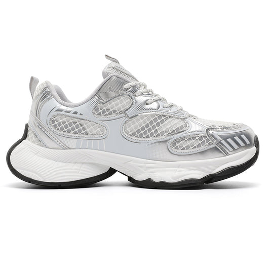 Silver Low-Top Sneakers, alternate view