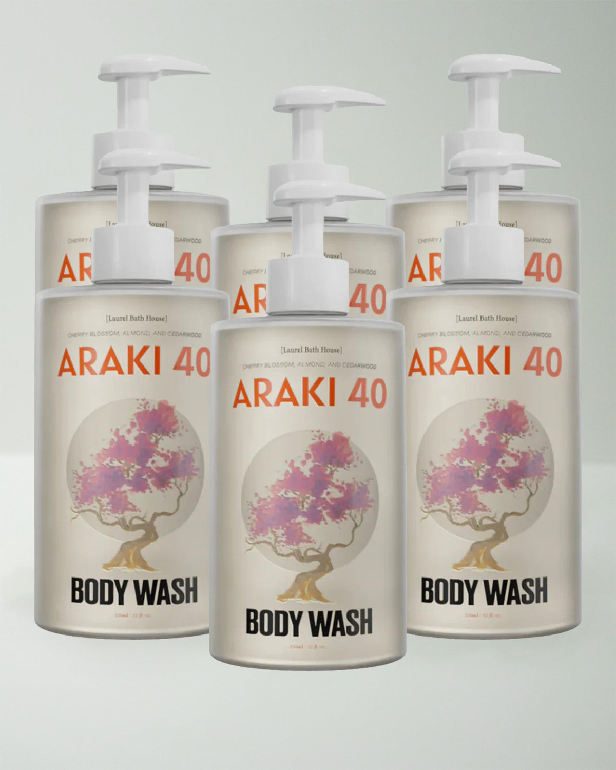 Laurel Bath House 6-Pack Araki 40 body wash, six-bottle pack photo